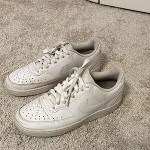 Nike White Leather Sneakers